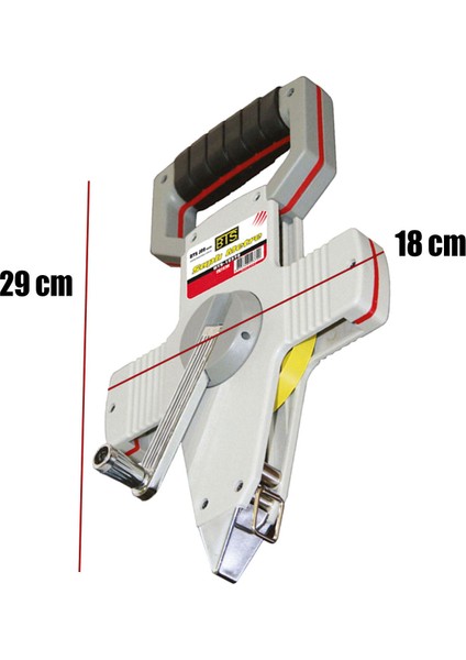 Bts 12375 Saplı Şerit Metre 50 Metre x 12,5 mm