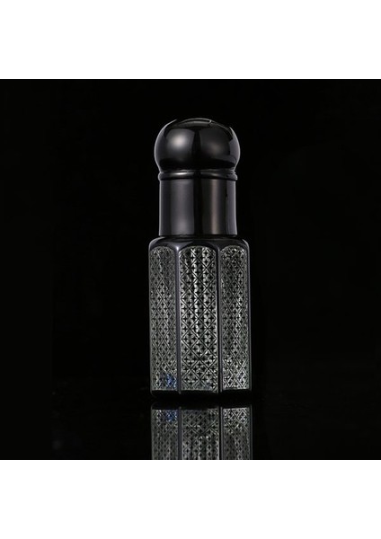 6ml Rollon Cam Parfüm Şişesi Black Erb110-6ml-B