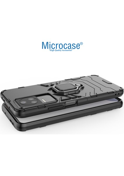 Xiaomi Poco F4 Batman Serisi Yüzük Standlı Armor Kılıf - Siyah modelleri