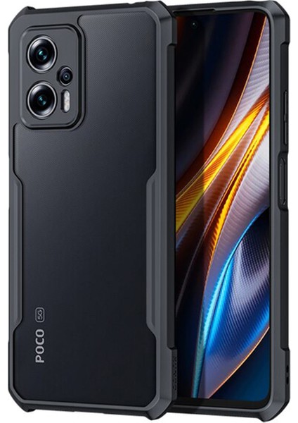 Xiaomi Poco X4 Gt Airbag Serisi Darbeye Dayanıklı Köşe Korumalı Kılıf