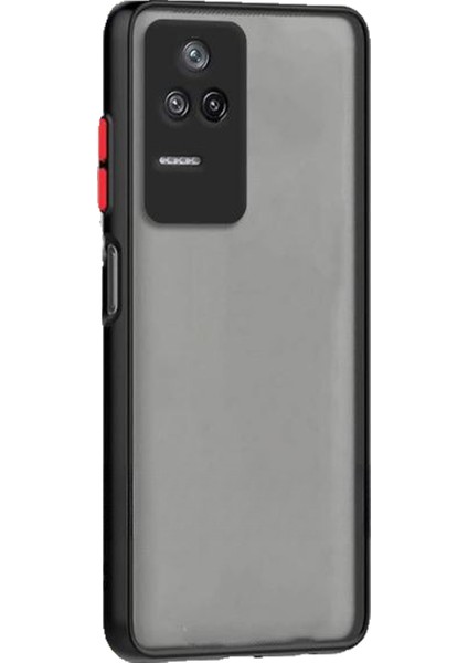 Xiaomi Poco F4 London Serisi Darbeye Dayanıklı Kılıf - Buzlu Siyah