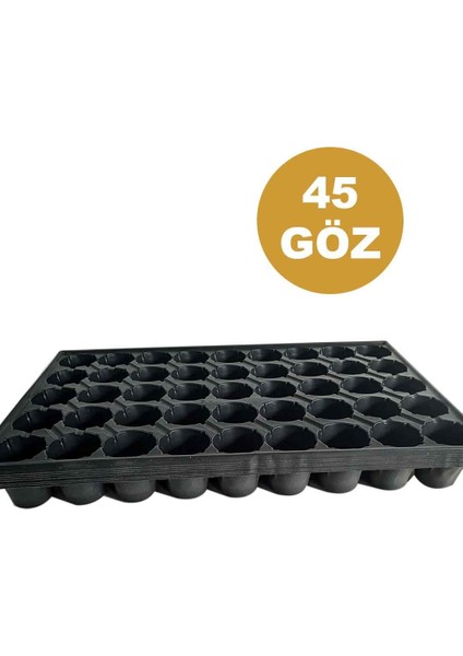 45 Göz Viyol (5 Adet) Fide Yetiştirme Viyolü Fidan Yetiştirme Kabı Çilek Sebze Meyve Süs Bitkisi Skulent Fidelik