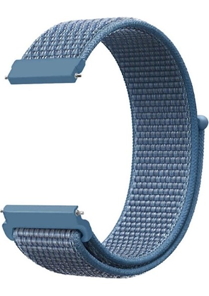 Huawei Watch Gt 2 46MM (22MM) Için Kumaş Desenli Çırtçırlı Kayış-Kordon