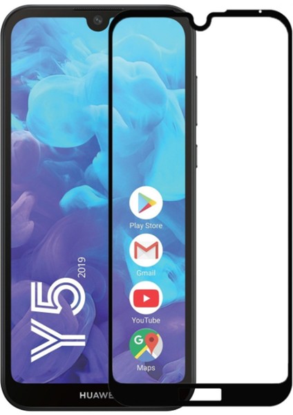 Huawei Y5 2019 Ekran Koruyucu Temperli 5d Tam Ekran Cam