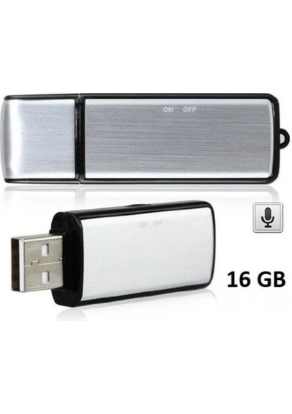 Kingboss USB Flash Bellek 16 GB Ses Kayıt Cihazı