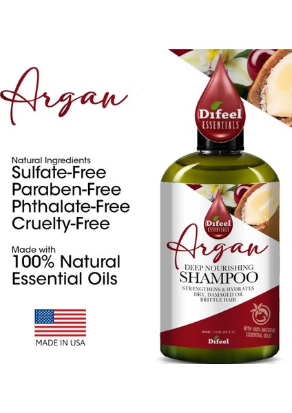 Essentials Argan Yağlı Besleyici Şampuan 360ml