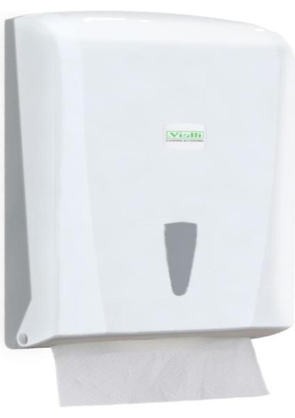 Vialli K21 Z Katlı Kağıt Havlu Dispenseri 400'lü Beyaz