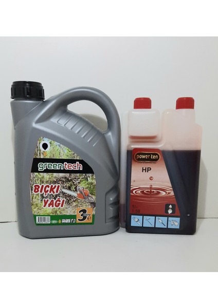 Bıçkı Yagı 3 Litre +Ölçekli 2 Zamanlı Motor Yagı Agaç Kesme Bıçkı 1  Lt