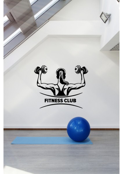 Spor Salonu Sticker, Fitness Çıkartması,kadın Spor Salonu Dekoru, Spor Çıkartması,spor Salonu Dekoru