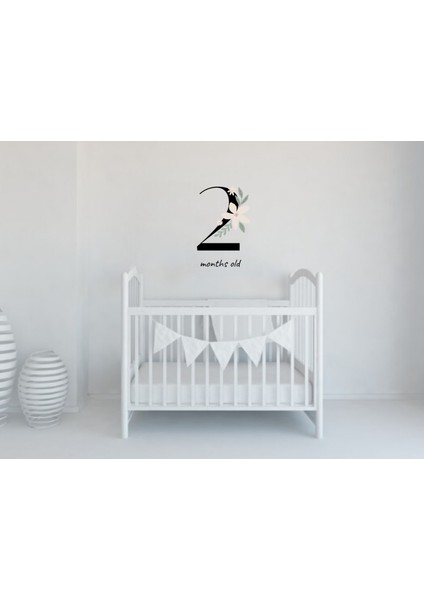 12 Parça Bebek Aylık Bilgisi Her Ay Için Sticker, Erkek/kız Bebek Çıkartması, Bebek Odası Sticker fiyatları
