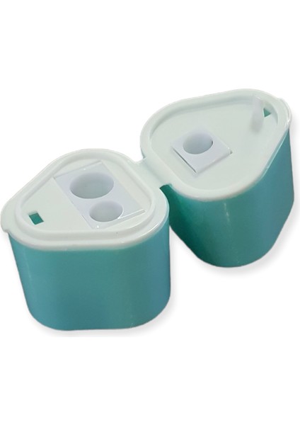 3 Bıçaklı Çift Atık Depolu Kalemtraş Pastel Renkler fiyatları