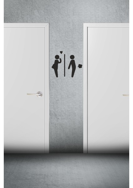 Tuvalet Sticker, Duvar Çıkartması, Duvar Dekoru, Tuvalet Çıkartması, Wc Çıkartması, Komik