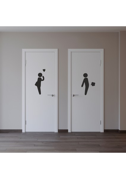 Tuvalet Sticker, Duvar Çıkartması, Duvar Dekoru, Tuvalet Çıkartması, Wc Çıkartması, Komik
