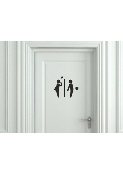 Tuvalet Sticker, Duvar Çıkartması, Duvar Dekoru, Tuvalet Çıkartması, Wc Çıkartması, Komik