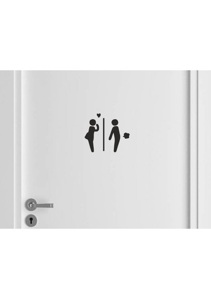 Tuvalet Sticker, Duvar Çıkartması, Duvar Dekoru, Tuvalet Çıkartması, Wc Çıkartması, Komik