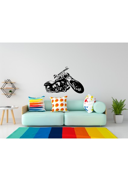 Motosiklet Sticker, Duvar Çıkartması - Ev Dekorasyonu,motosiklet Çıkartması, Motorcu Hediyesi