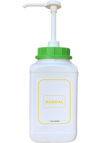 Pompalı Hardal Kutusu & 2500 ML Hardal Kabı Pompalı