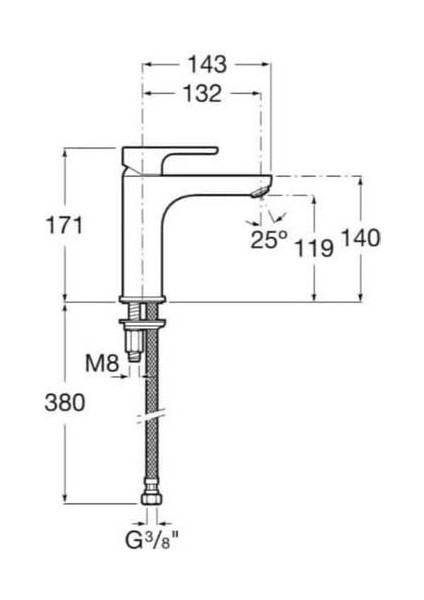 L20 Lavabo Bataryası Krom A5A3B09C00 fiyatları