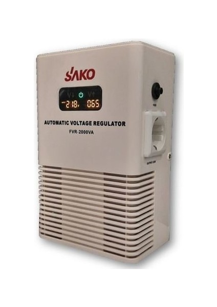 FVR-2000 Va 140V-260V 2000W Tam Otomatik Elektronik Monofaze Regülatör