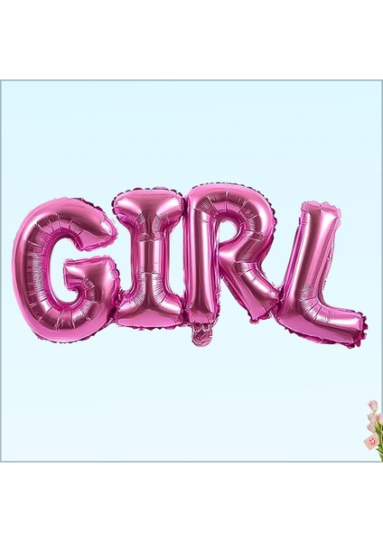 Girl Folyo Balon, 60 cm x 21 cm