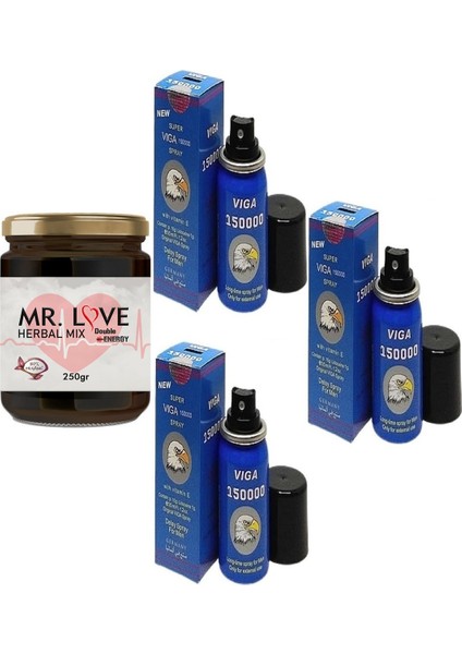 Mrlove Ginsengli 250 gr ve Spray 3 Adet