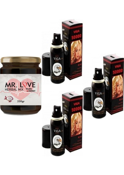 Mrlove Ginsengli 250 gr ve Spray 3 Adet