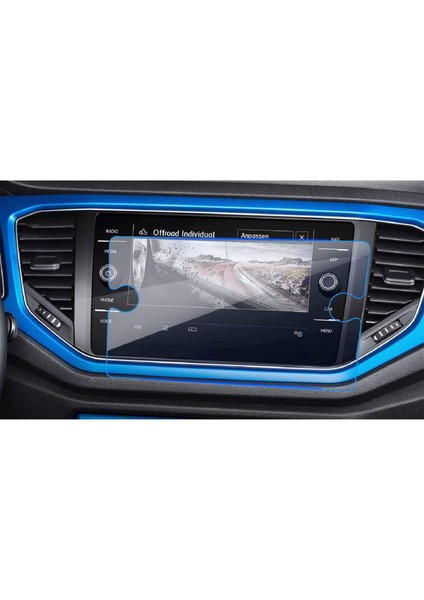 Volkswagen T-Roc Uyumlu 8 Inç Navigasyon 9h Nano Ekran Koruyucu