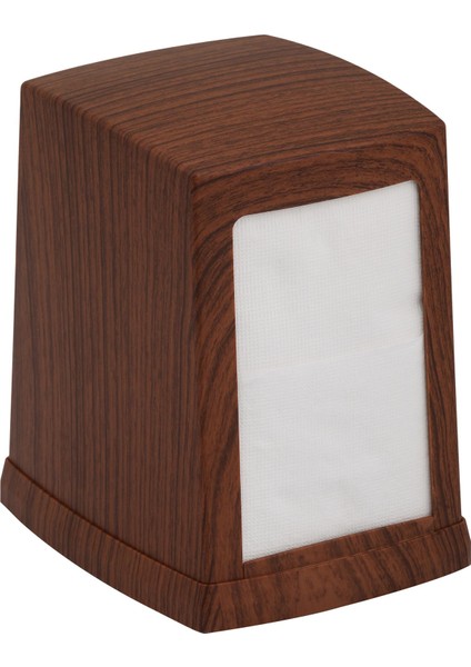 Vialli NP100A Masa Üstü Peçete Dispenseri Peçetelik Ahşap Görünüm