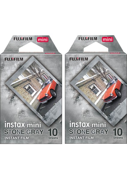 Instax Mini Stone Gray 10X2 Film Seti