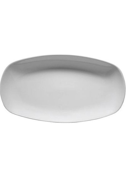 Ent Otel 19 cm Kayık Tabak 6 Adet Dekorsuz