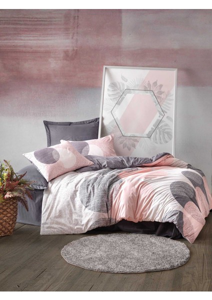 Cotton Box Leron Gri Tek Kişilik Nevresim Takımı
