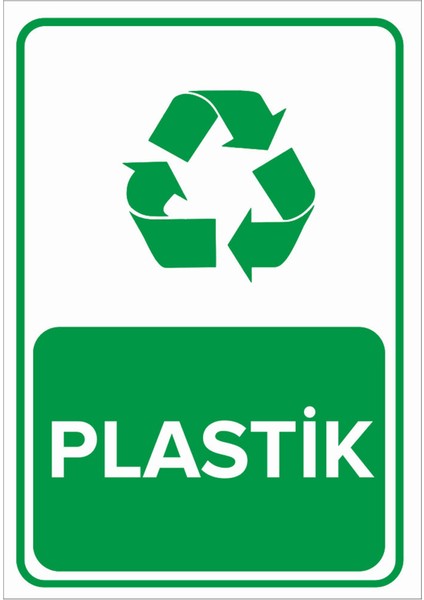 Geri Dönüşüm Plastik Levhası - Sac Malzeme 35X50 cm