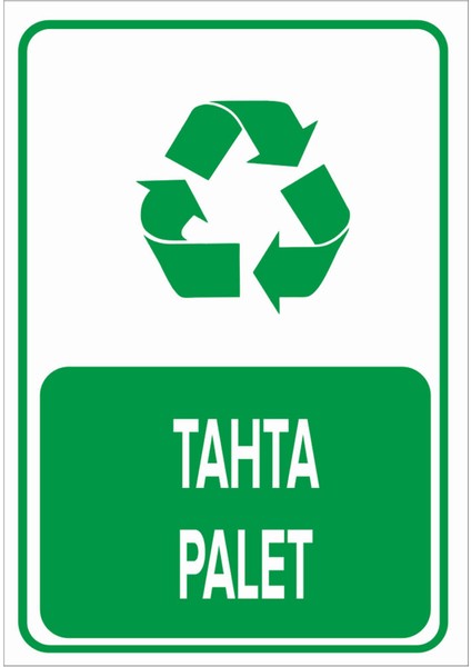 Geri Dönüşüm Tahta Palet Levhası - Sac Malzeme 35X50 cm