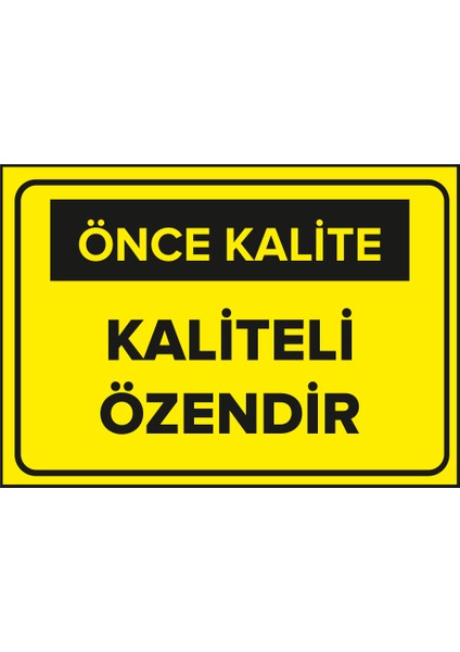 Kalite Özendir Levhası - Sac Malzeme 25X35 cm