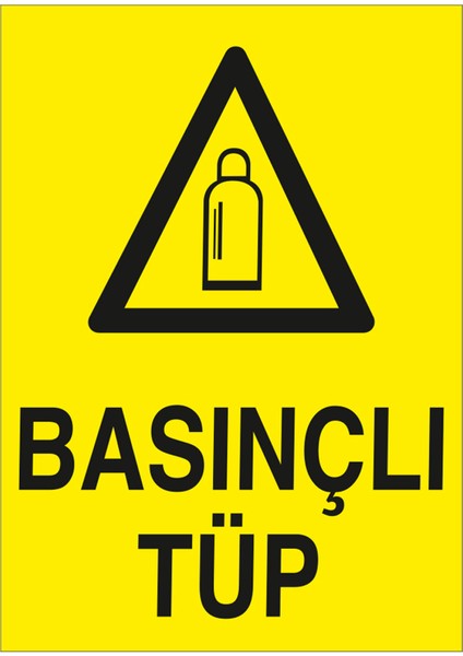 Basınçlı Tüp Deposu Levhası - Dekote Malzeme 25X35 cm