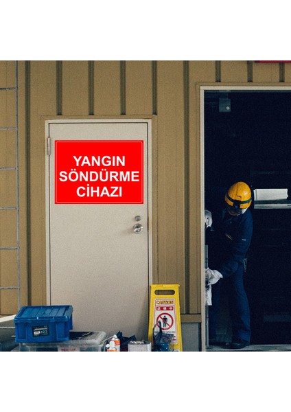 Yangın Sondurme Cihazi Levhası - Dekote Malzeme 50X70 cm modelleri