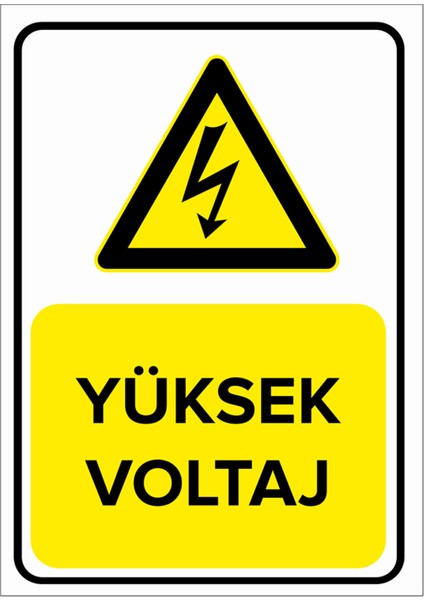Yüksek Voltaj Levhası - Sac Malzeme 50X70 cm