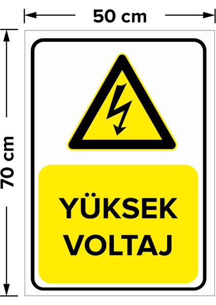Yüksek Voltaj Levhası - Sac Malzeme 50X70 cm fiyatları