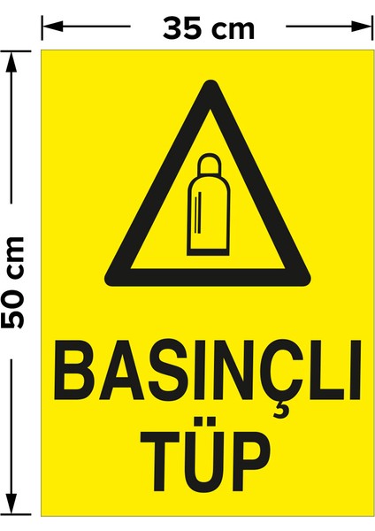 Basınclı Tüp Levhası - Sac Malzeme 35X50 cm