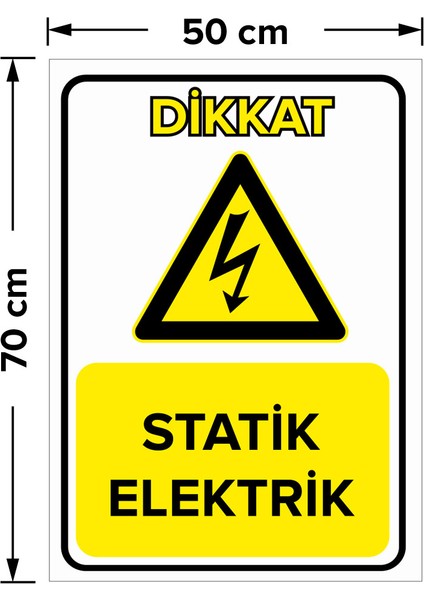 Statik Elektrik Levhası - Dekote Malzeme 50X70 cm fiyatları