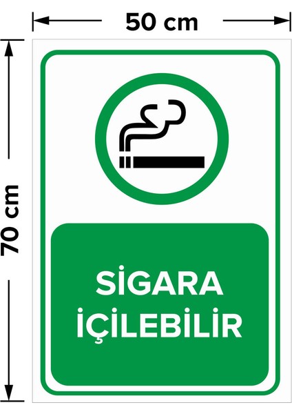 S*gara Içilebilir Levhası - Dekote Malzeme 50X70 cm