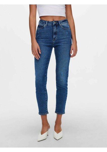 Kadın Medium Blue Denim Pantolon fırsatları