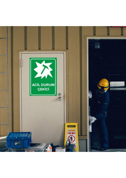 Acil Durum Çekici Levhası - Dekote Malzeme 35X50 cm modelleri