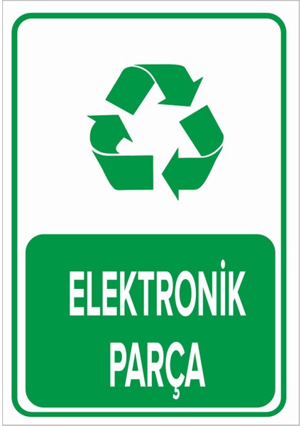 Geri Dönüşüm Elektronik Parça Levhası - Dekote Malzeme 35X50 cm