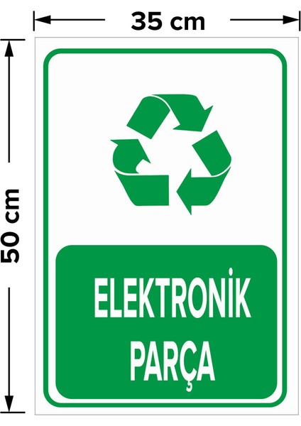 Geri Dönüşüm Elektronik Parça Levhası - Dekote Malzeme 35X50 cm fiyatları