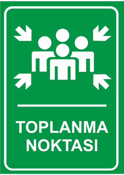Toplanma Noktası Levhası - Dekote Malzeme 35X50 cm