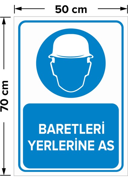 Baretleri Yerlerine As Levhası - Dekote Malzeme 50X70 cm