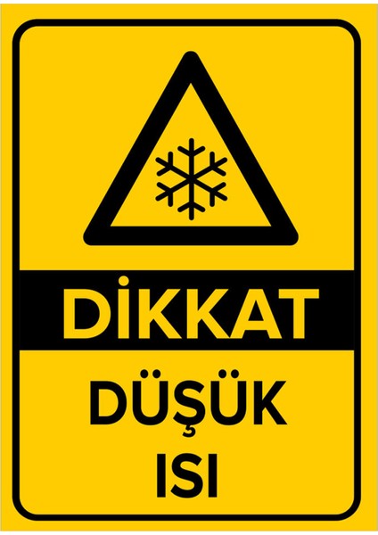 Dikkat Düşük Isı Levhası - Dekote Malzeme 35X50 cm