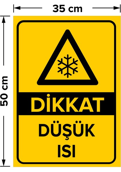 Dikkat Düşük Isı Levhası - Dekote Malzeme 35X50 cm