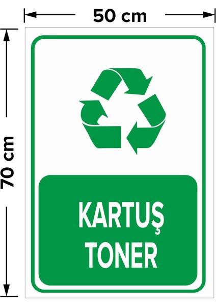 Kartuş Toner Levhası - Dekote Malzeme 50X70 cm